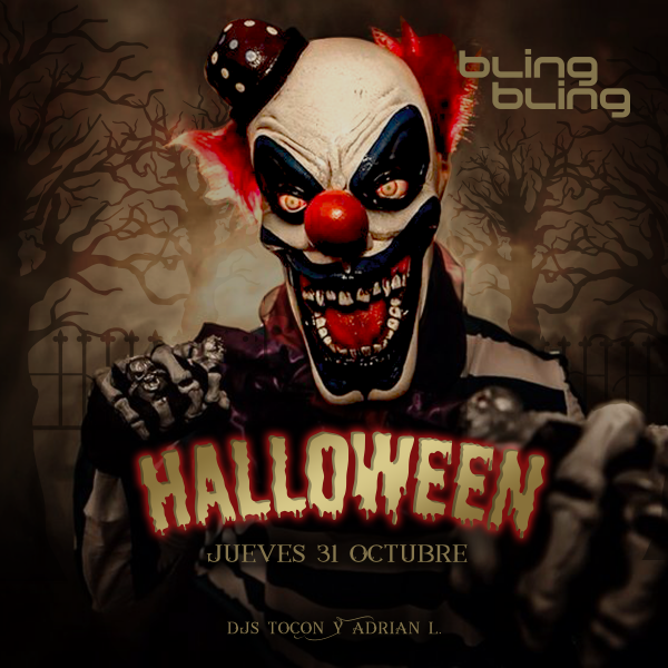 Fiesta Halloween Bling Bling Madrid