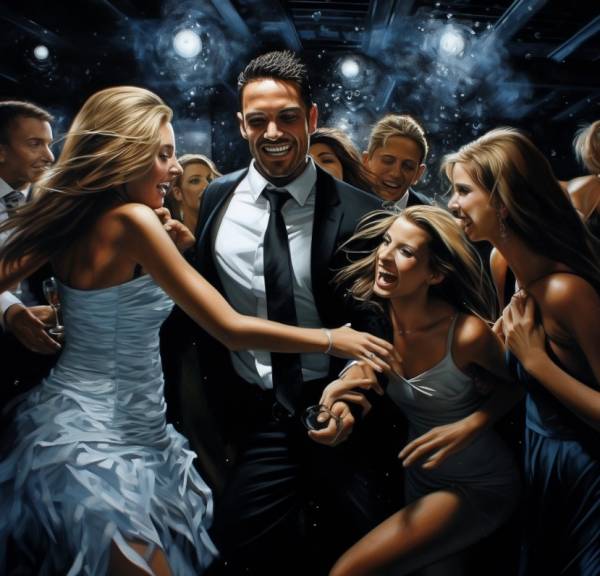 Fiesta Nochevieja discoteca Feten Club Madrid